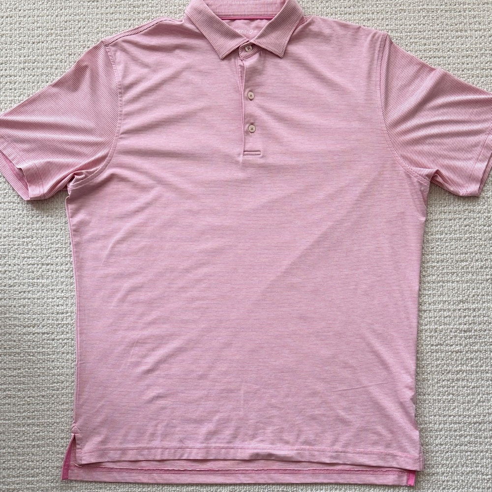 johnnie-O Light Pink Polo Shirt - Picture 2 of 6